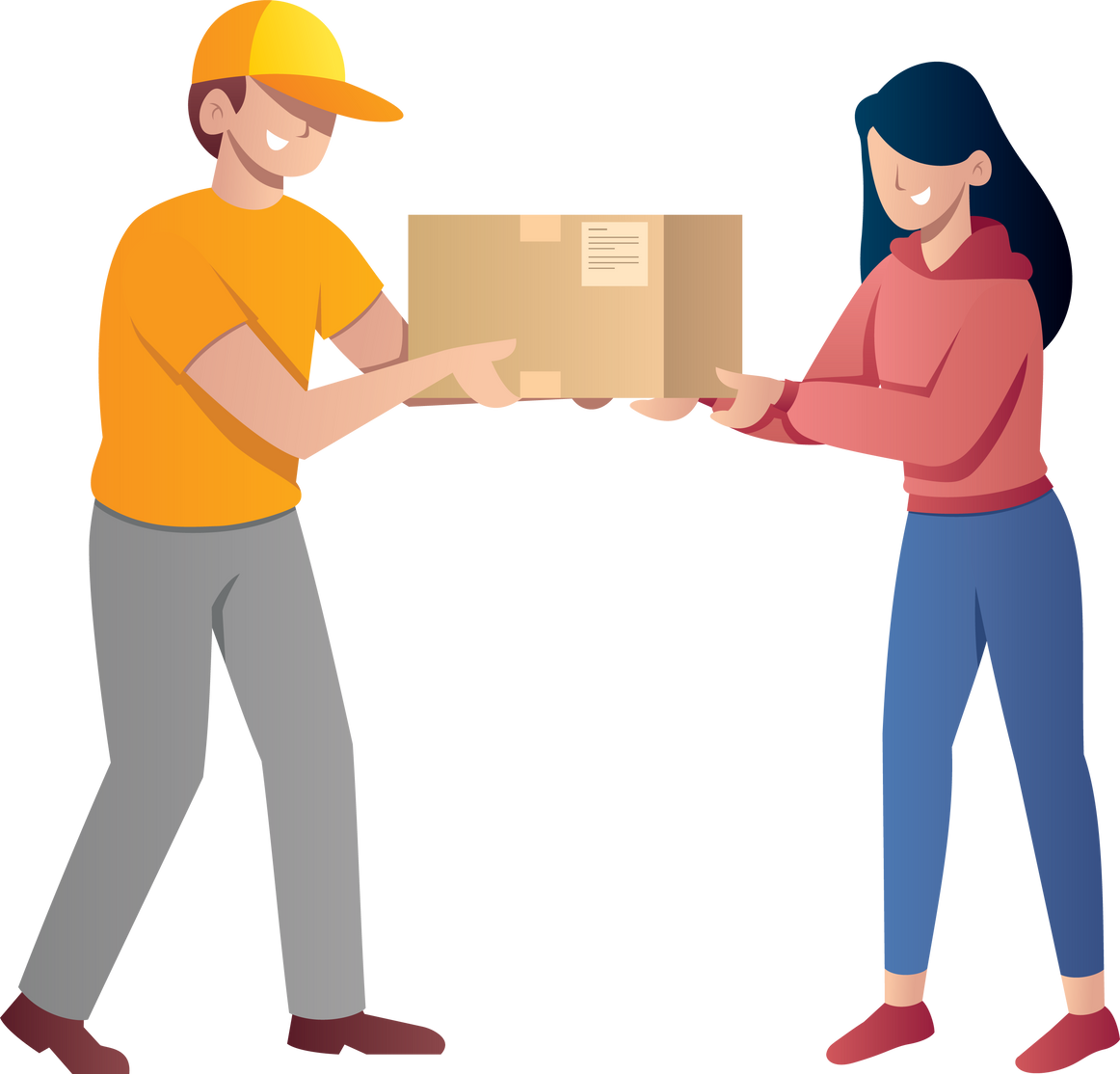 Package Delivery Illustration